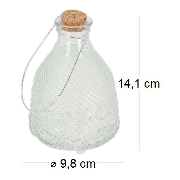 Attrape guêpes en verre chiné - ESS-0613