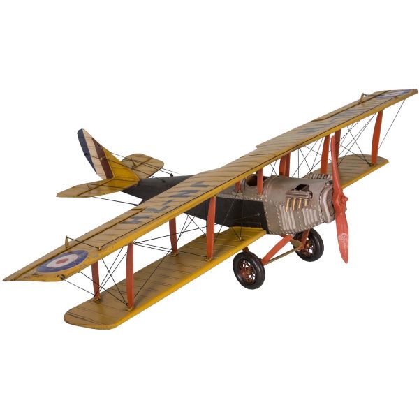 Avion décoratif en fer 47 x 68 x 16 cm