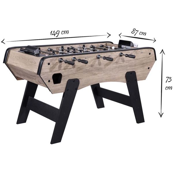 Babyfoot en MDF Lombardi - JGF-0226