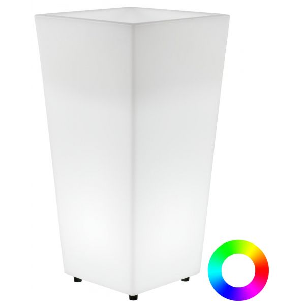 Bac à fleurs luminueux intérieur extérieur Melisa 40 cm
