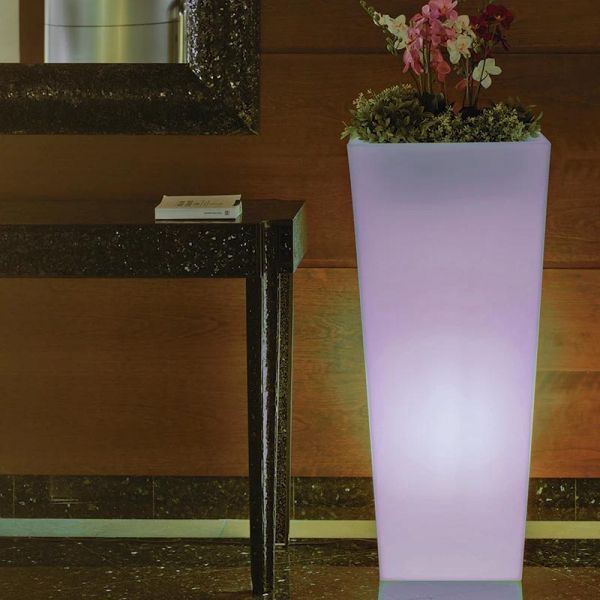 Bac à fleurs luminueux intérieur extérieur Melisa 50 cm - NEWGARDEN