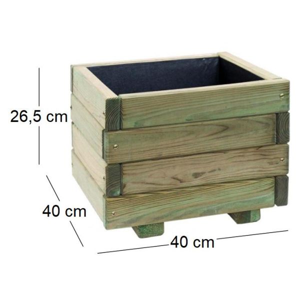 Bac à fleurs en pin traité First - BUR-0280