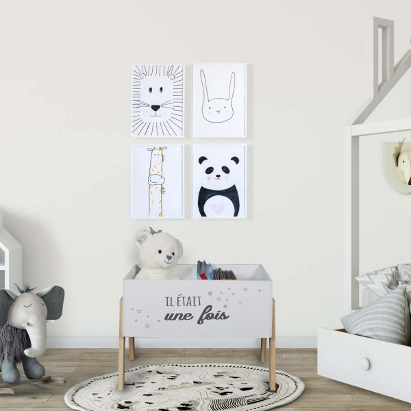 Bac à livres en bois Il était une fois - THE HOME DECO KIDS