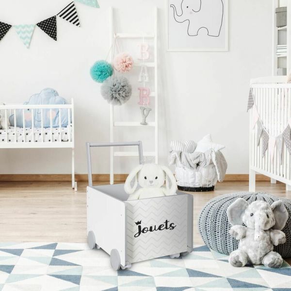 Bac de rangement chariot pour enfant - THE HOME DECO KIDS