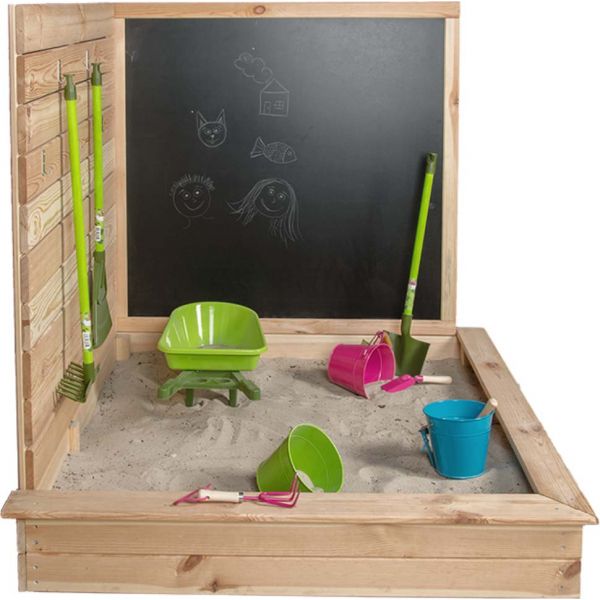 Bac à sable avec tableau noir intégré - 8