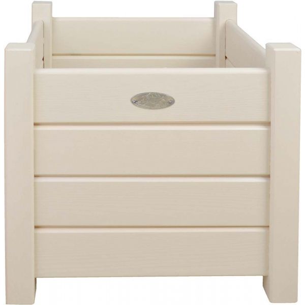Bacs à fleurs carrés en pin (Lot de 2) - 99,90