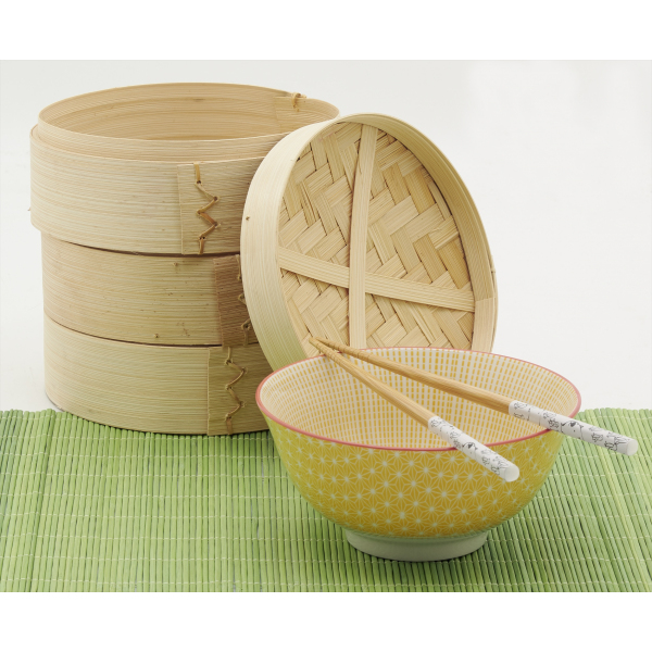 5 paires de baguettes chinoises en bambou - 7