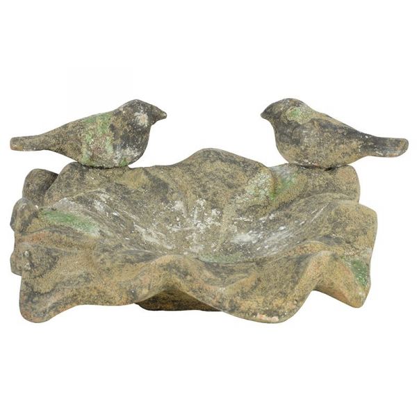 Bain à oiseau déco mousse