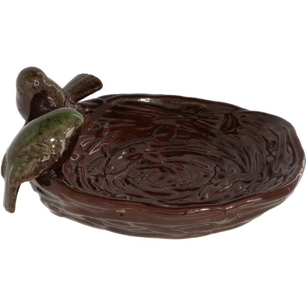 Bain oiseau en grès Nature - 13,93