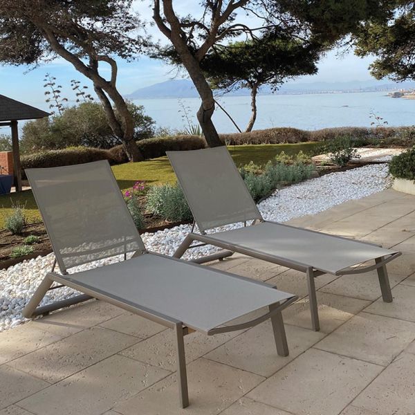 Bain de soleil en aluminium Menorca - IND-0704