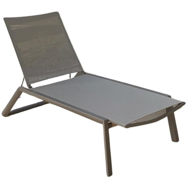 Bain de soleil en aluminium Menorca