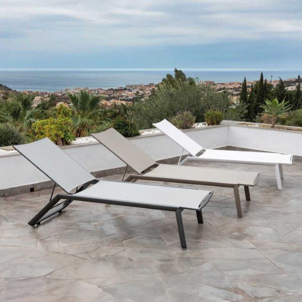 Bain de soleil en aluminium Menorca - 