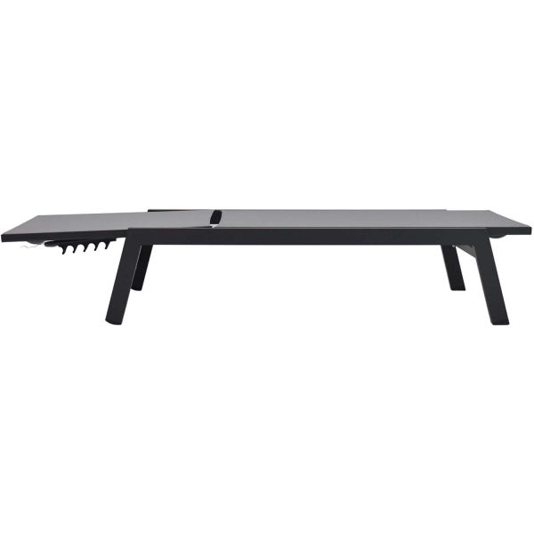 Bain de soleil en aluminium avec pied pliant CESENA - 118,15