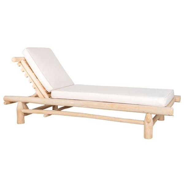 Bain de soleil en teck