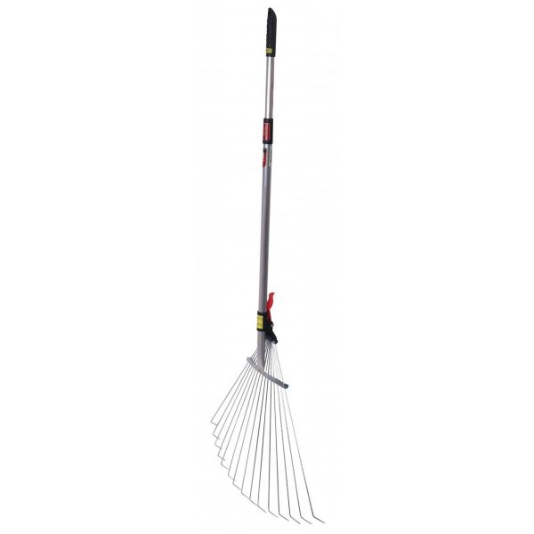 Balai à gazon extensible en acier et aluminium - 21,90