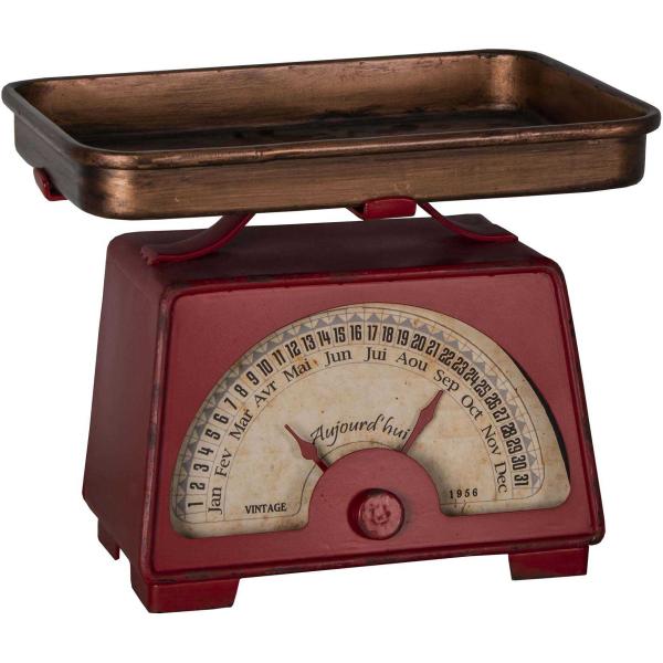 Balance décorative Calendrier vintage