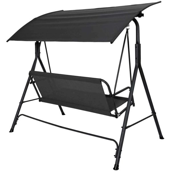 Balancelle en métal toile orientable Samiel 170 x 110 x 153 cm - 6