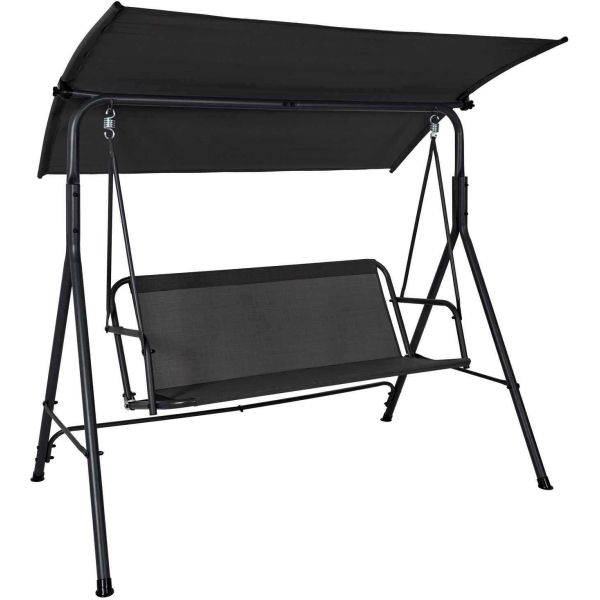 Balancelle en métal toile orientable Samiel 170 x 110 x 153 cm