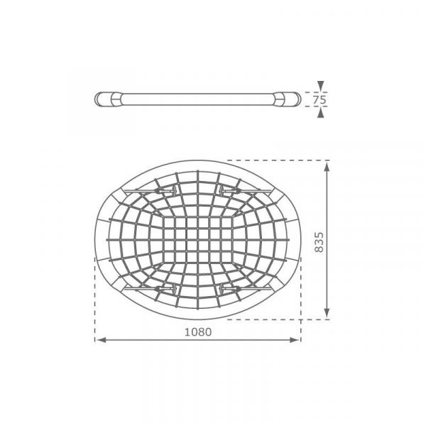 Balançoire nid Oval - KBT-0168