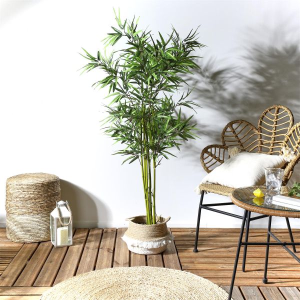 Bambou artificiel en pot 150 cm - THE HOME DECO FACTORY
