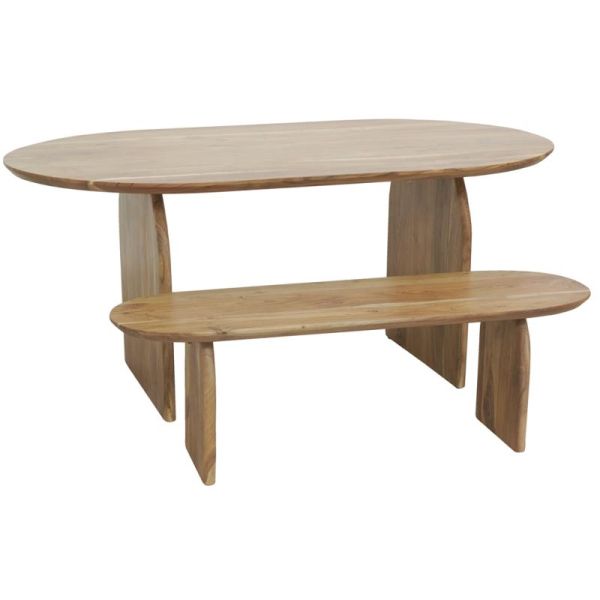 Banc en acacia naturel - 239