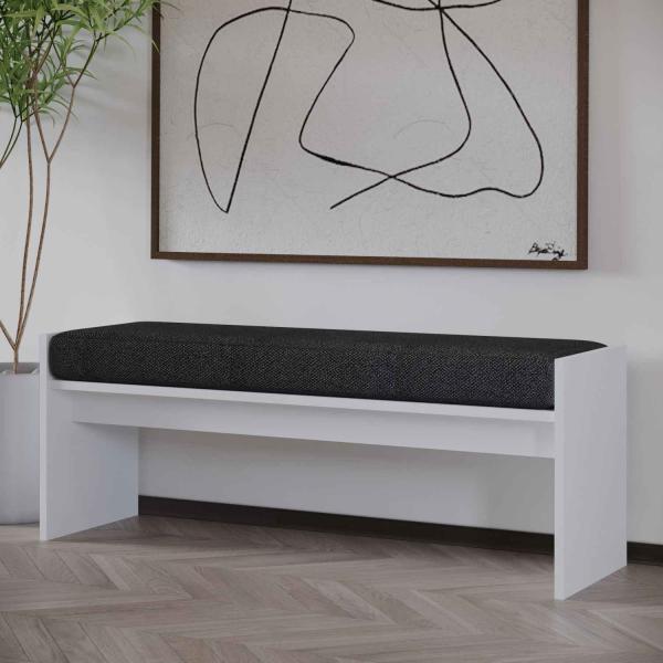 Banc en aggloméré avec coussin Pearl - 5