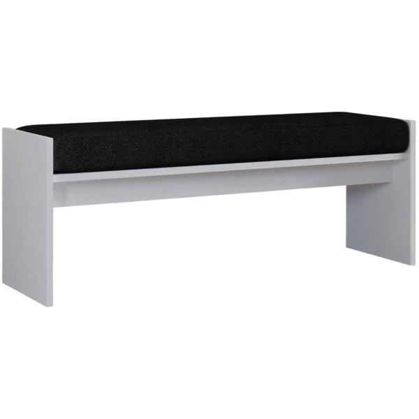 Banc en aggloméré avec coussin Pearl
