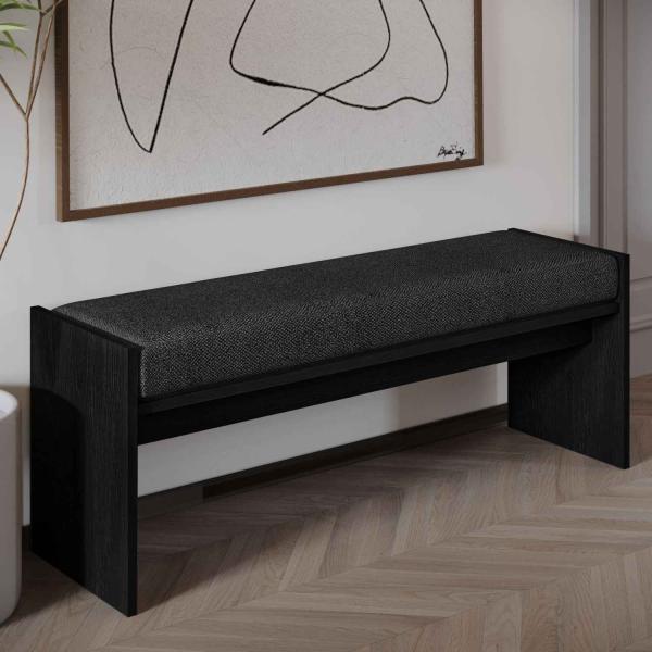 Banc en aggloméré avec coussin Pearl - 129