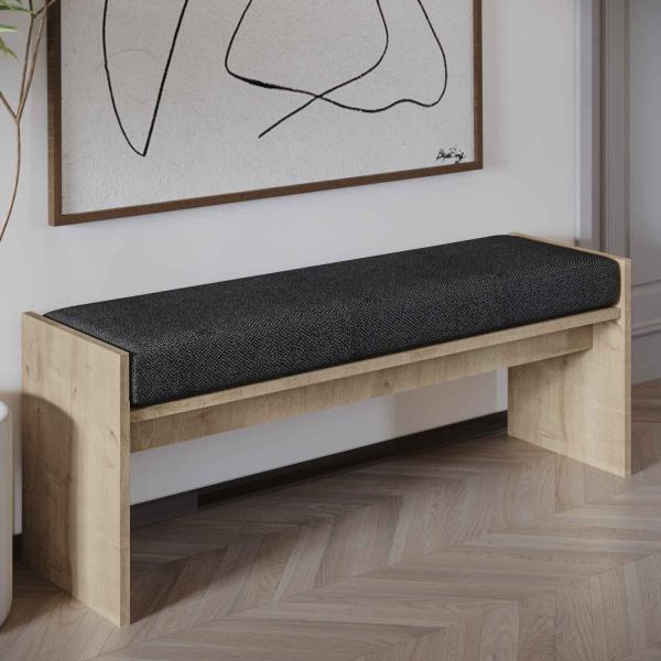 Banc en aggloméré avec coussin Pearl - 129