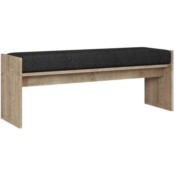 Banc en aggloméré avec coussin Pearl