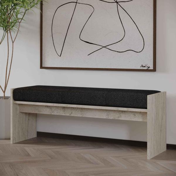Banc en aggloméré avec coussin Pearl - 5
