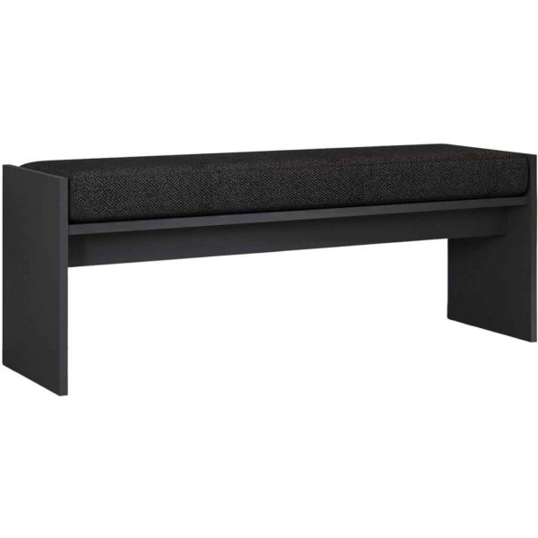Banc en aggloméré avec coussin Pearl