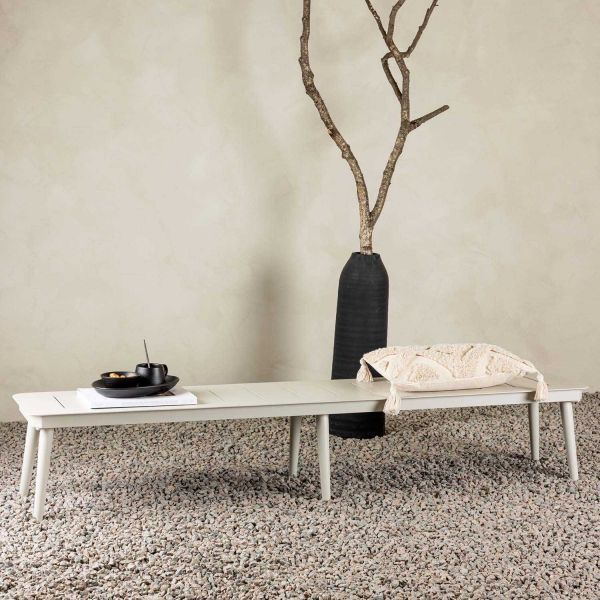Banc en aluminium 180 x 36 x 34 cm Lina - VENTURE HOME