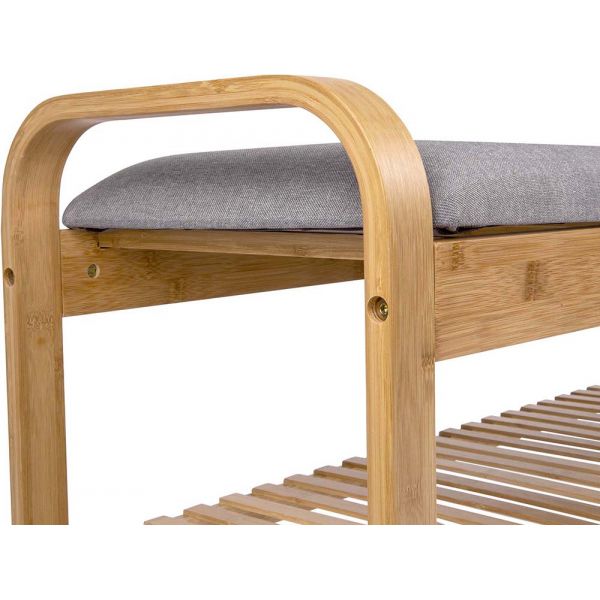 Banc en bambou avec coussin Arch - 5