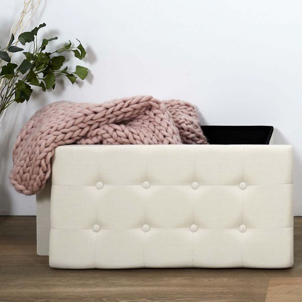 Banc coffre pliable Eleonor - THE HOME DECO FACTORY