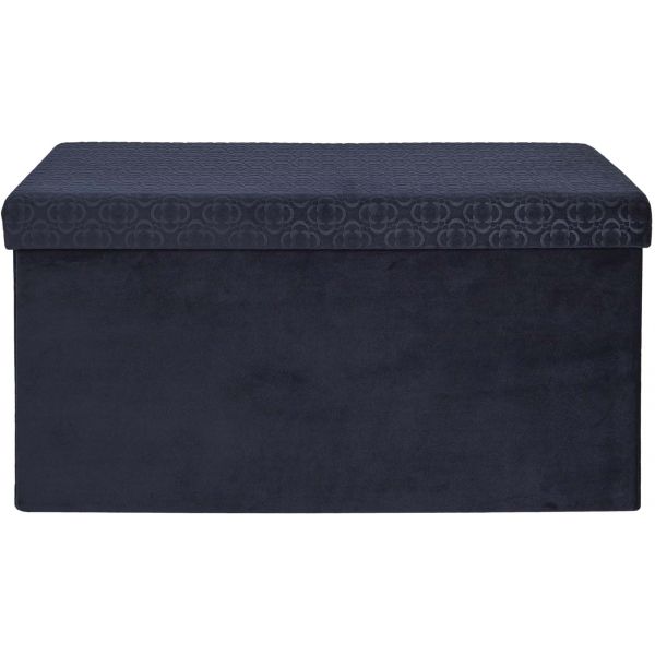 Banc coffre pliable en velours Rétro - 39,90