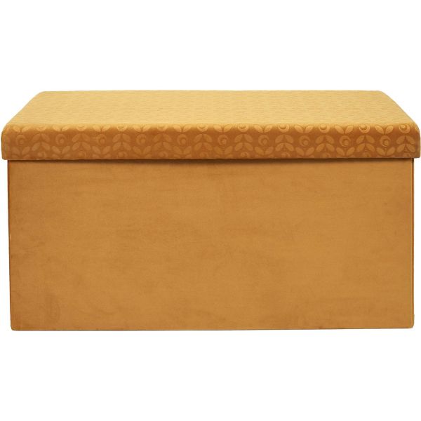 Banc coffre pliable en velours Rétro - 39,90