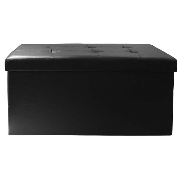 Banc coffre de rangement en polyuréthane Zoé - CMP-2923