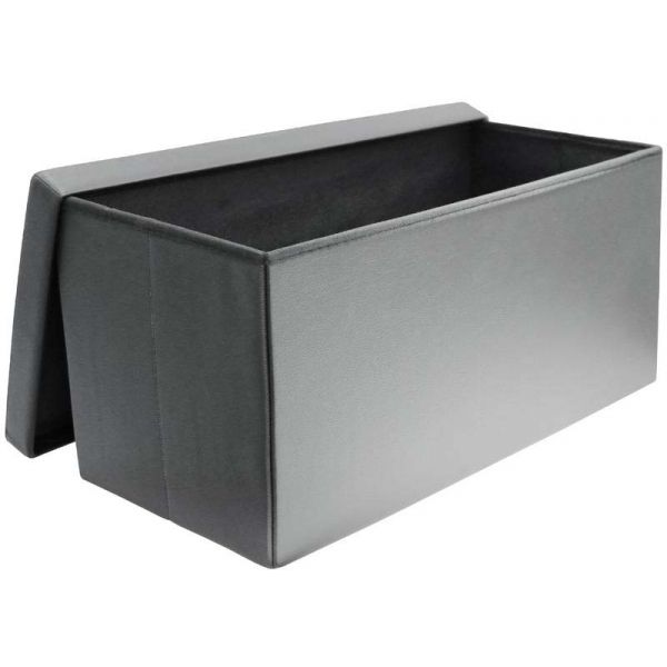 Banc coffre de rangement en polyuréthane Zoé