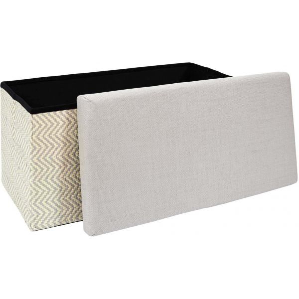 Banc coffre de rangement tressage Mirage - 34,90