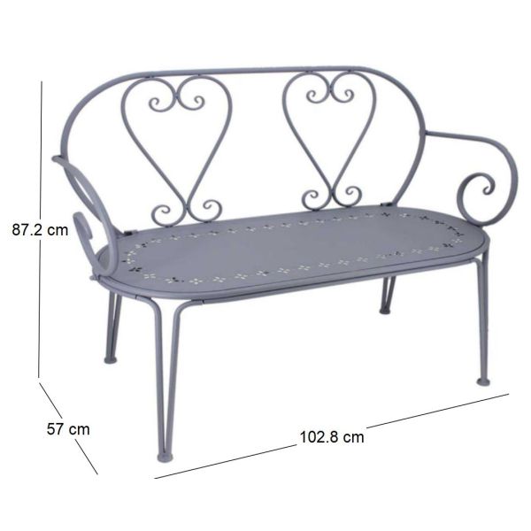 Banc en fer Belle Époque - ESS-1823