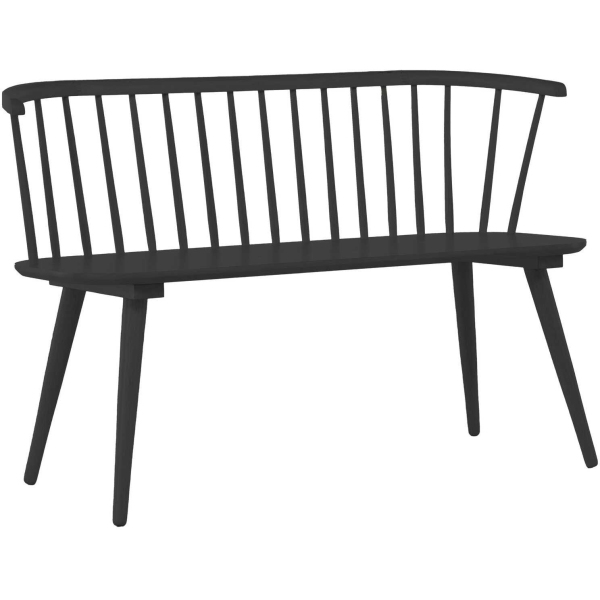 Banc en hévéa Bobby 120 x 49 x 77 cm