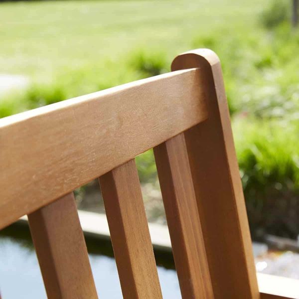 Banc de jardin en acacia massif Natura - 5