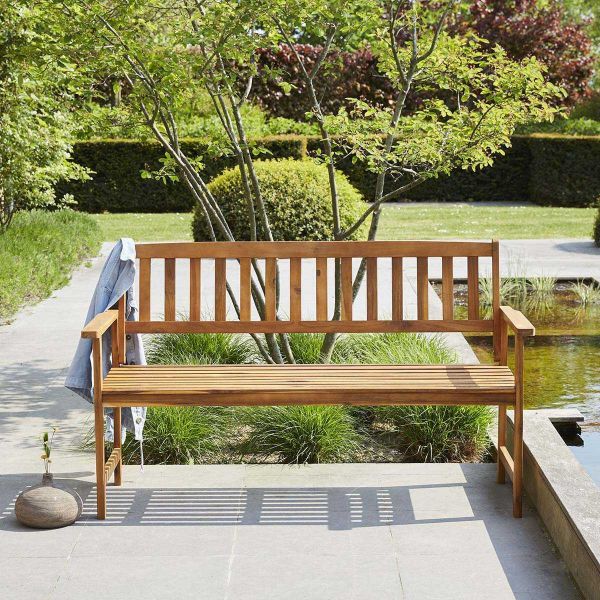Banc de jardin en acacia massif Natura - WILSA GARDEN