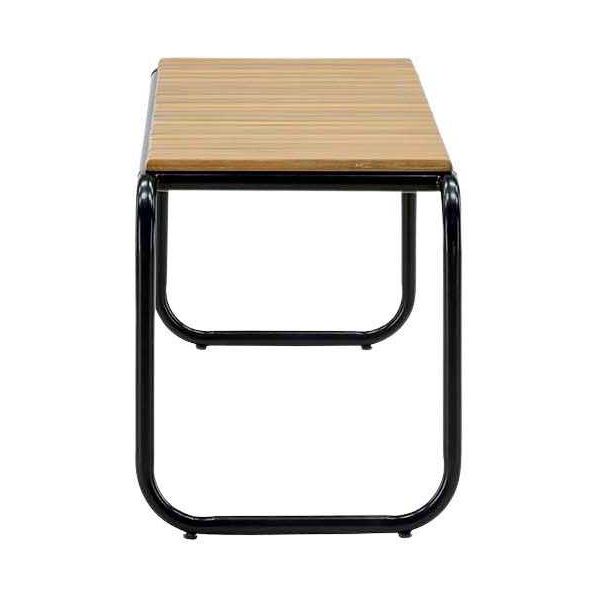 Banc de jardin en aluminium et acacia Holmbeck - 229