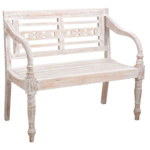 Banc 2 places en acajou