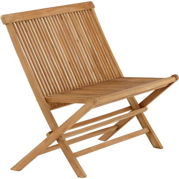 Banc de jardin pliant en teck Ghana