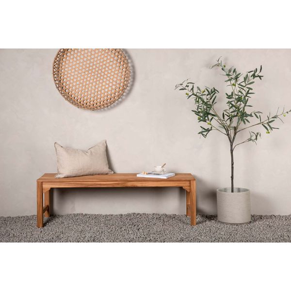 Banc de jardin en teck Kenya - VENTURE HOME