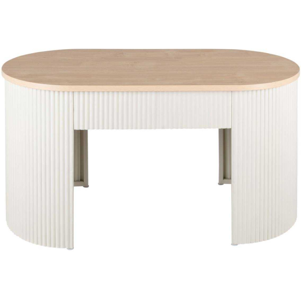 Banc en métal plateau en bois Estriado