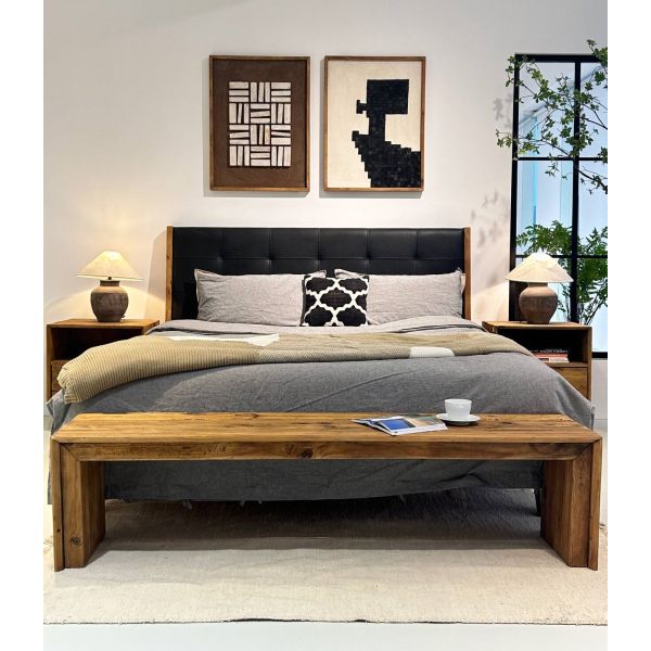 Banc en pin recyclé REWOOD - AUBRY GASPARD